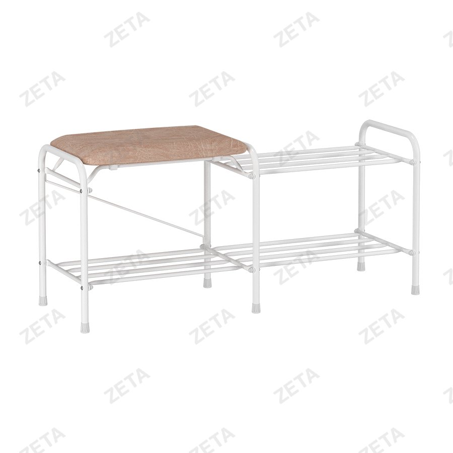 Подставка для обуви "Альфа 33" с сиденьем (цвет на выбор)