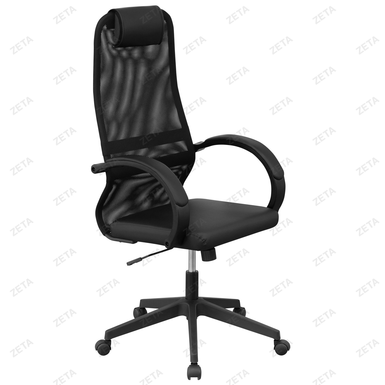 Кресло "EH-3C" с подлокотниками Fix (черный) (ВИ) - изображение 1