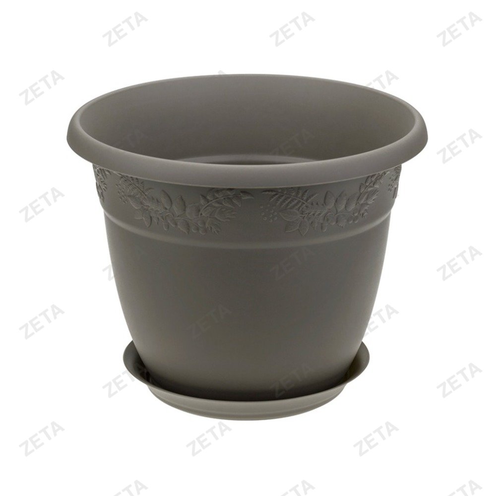 Кашпо 14,7 л. 350 мм. "Рябина" с поддоном №М 3059