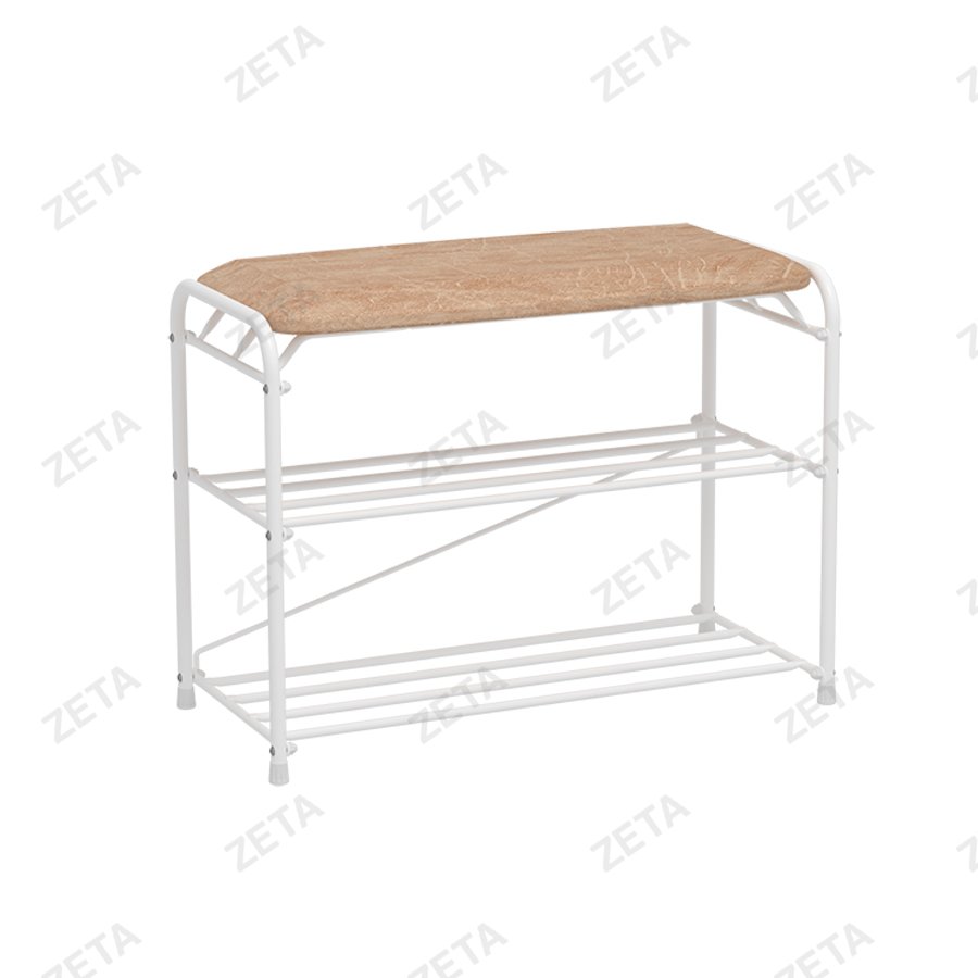 Подставка для обуви "Альфа 23" с сиденьем (цвет на выбор) - изображение 1