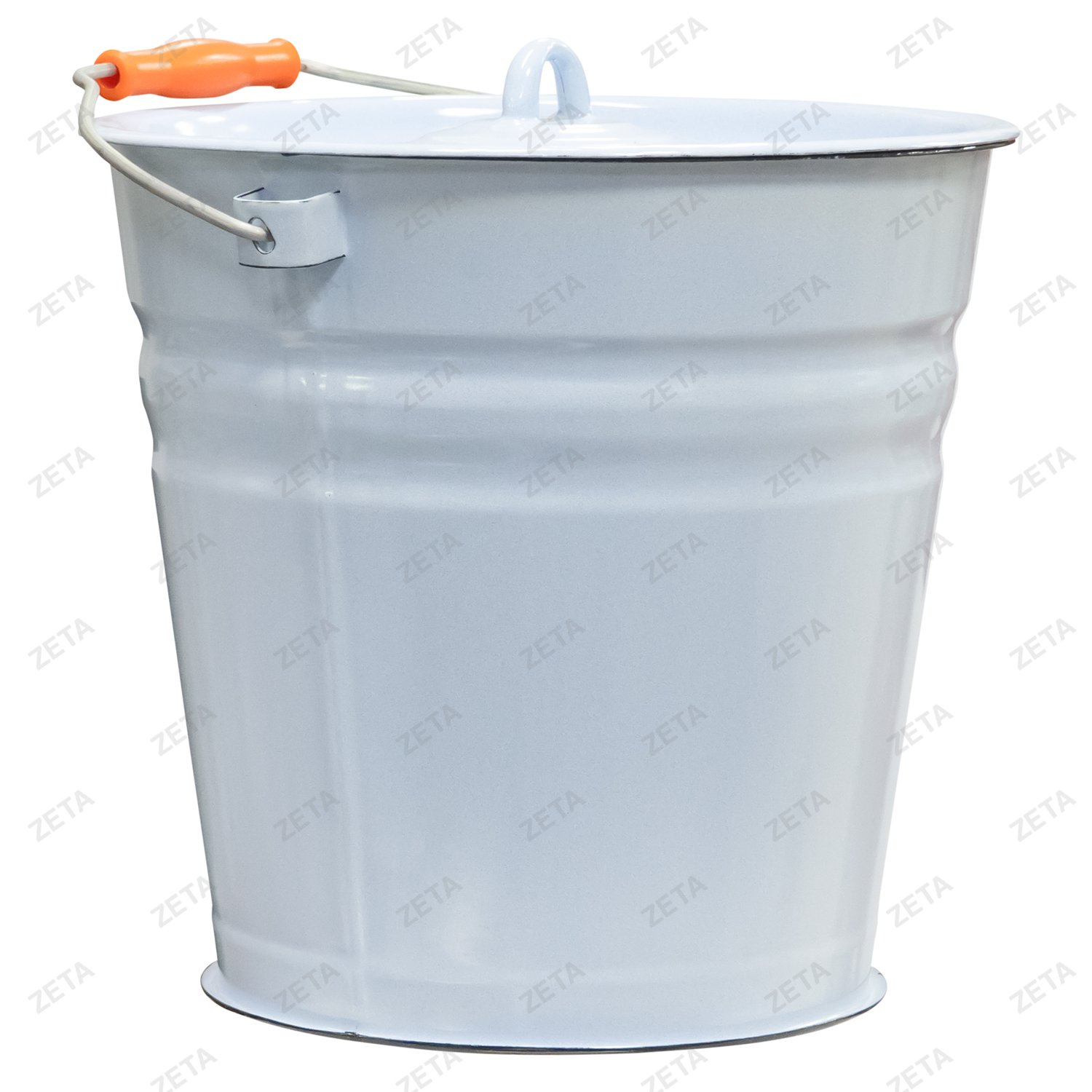 Ведро с крышкой 12 л цилиндр №75 (Узб)