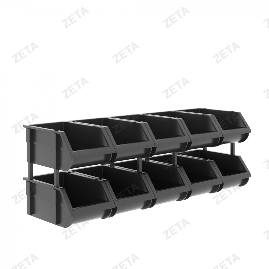 Контейнер для инструментов чёрный "Мини-055"