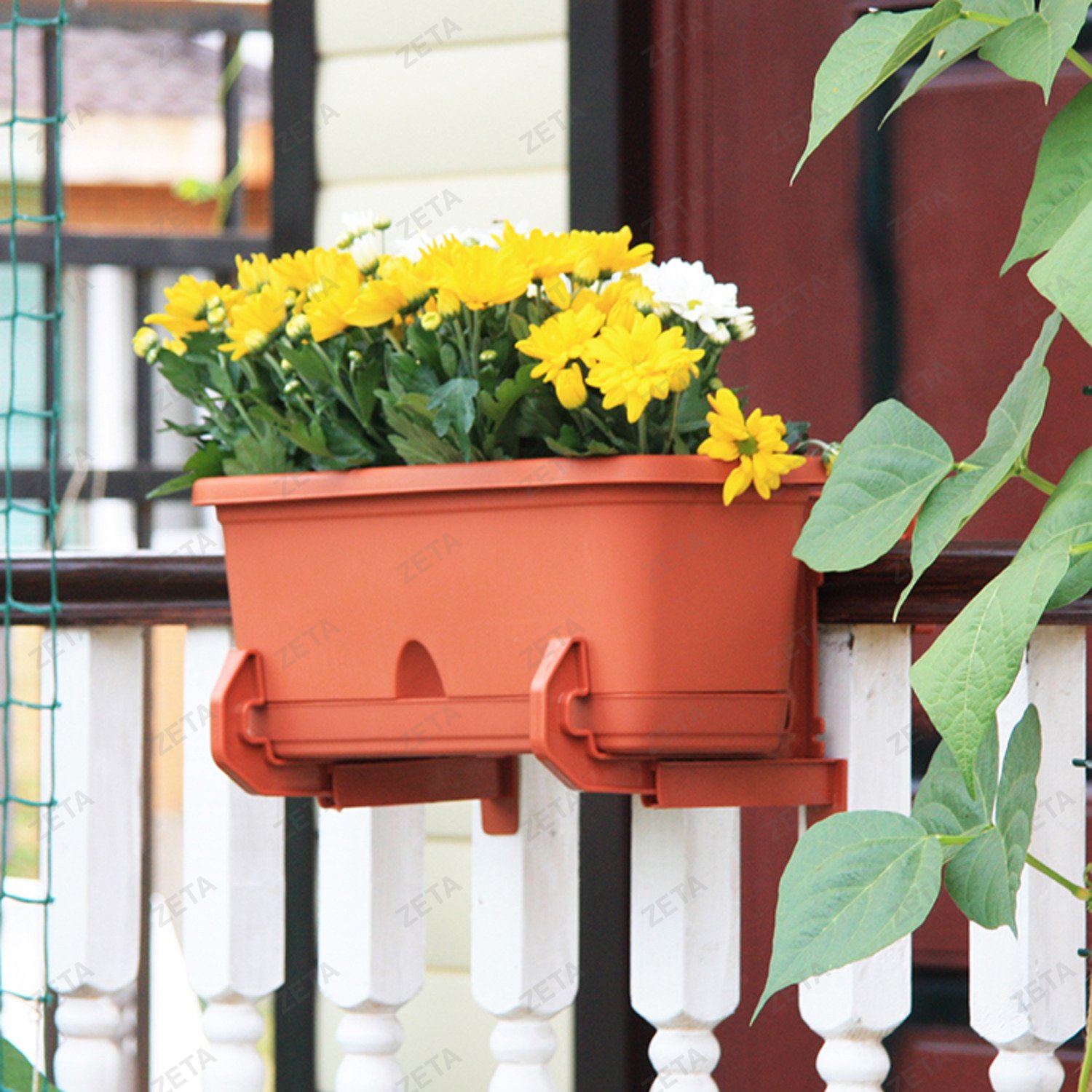 Балконный ящик 400 мм. с поддоном М 3220