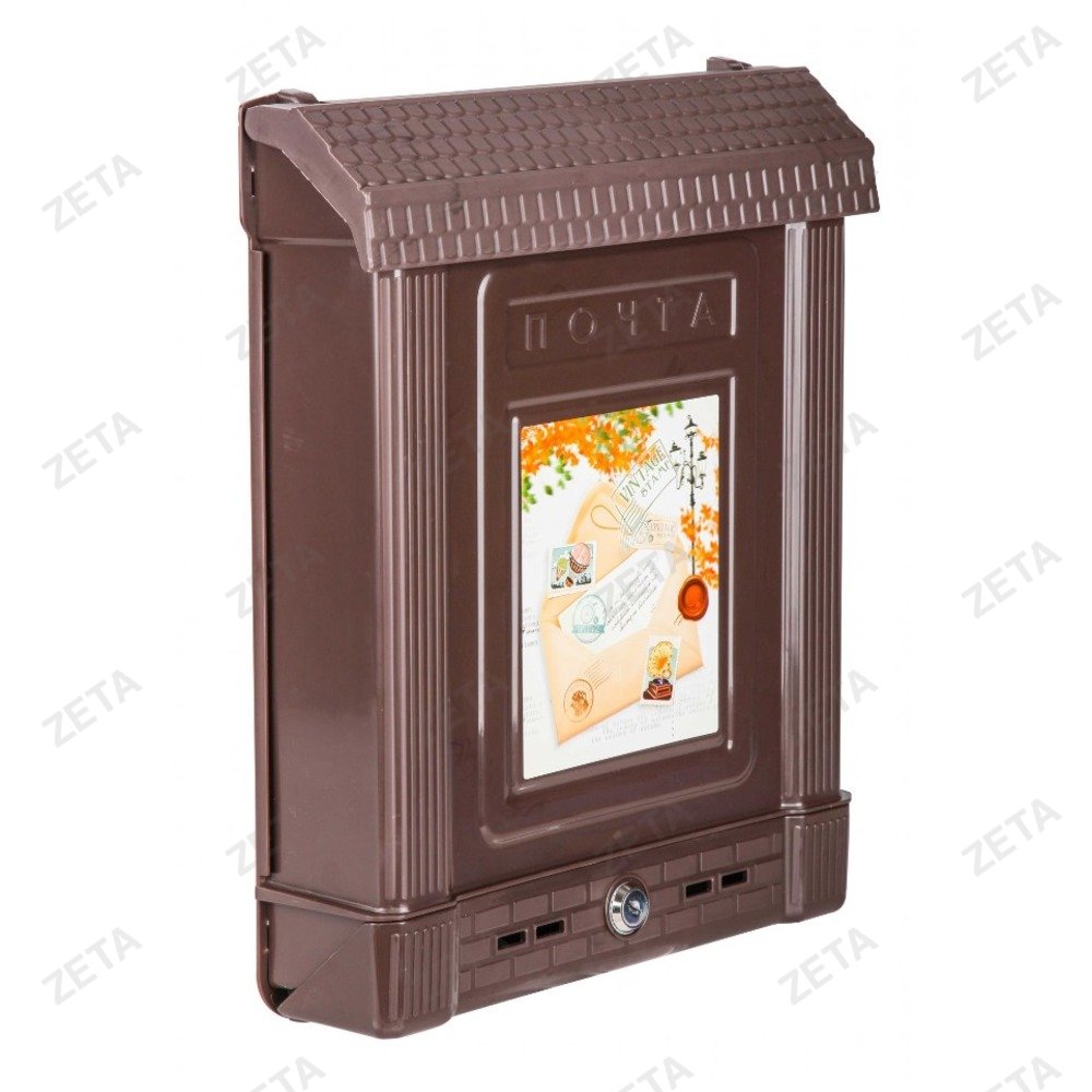 Ящик почтовый с замком и декором №М6434 - изображение 1