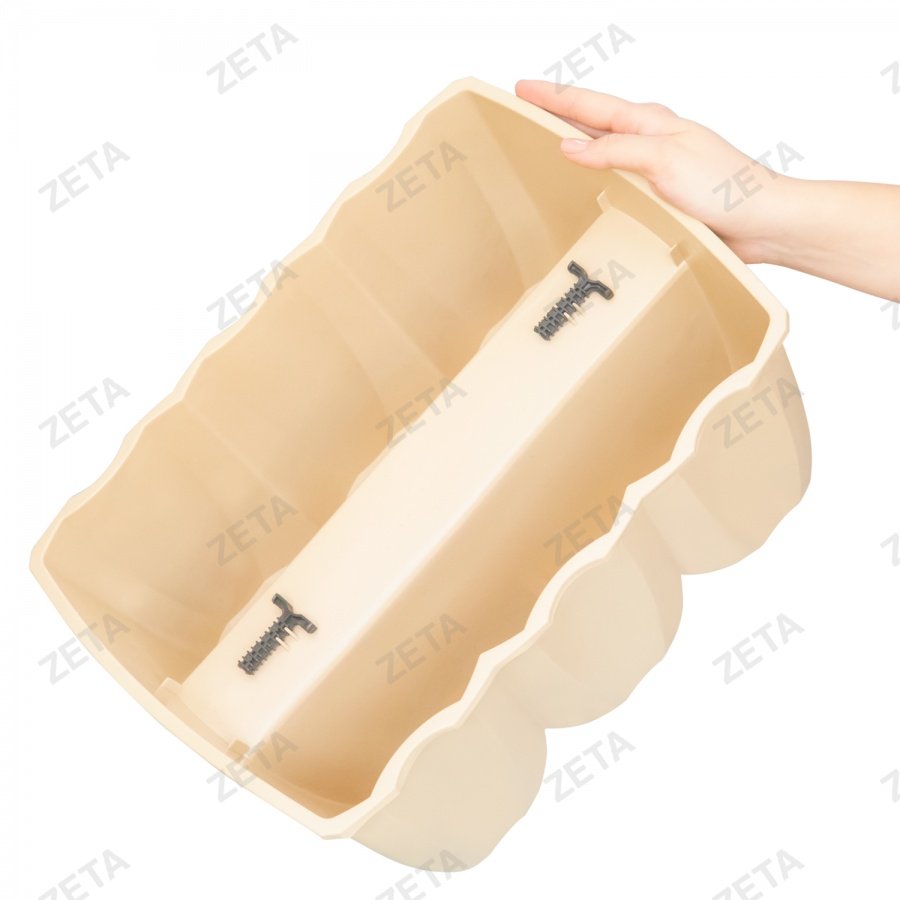 Горшок для цветов балконный с фиксаторами (40 см.)