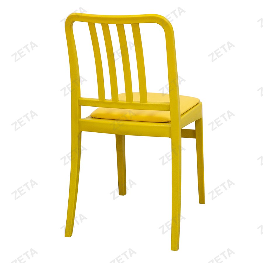 Стул пластиковый "Джеф" с мягким элементом (цветной)