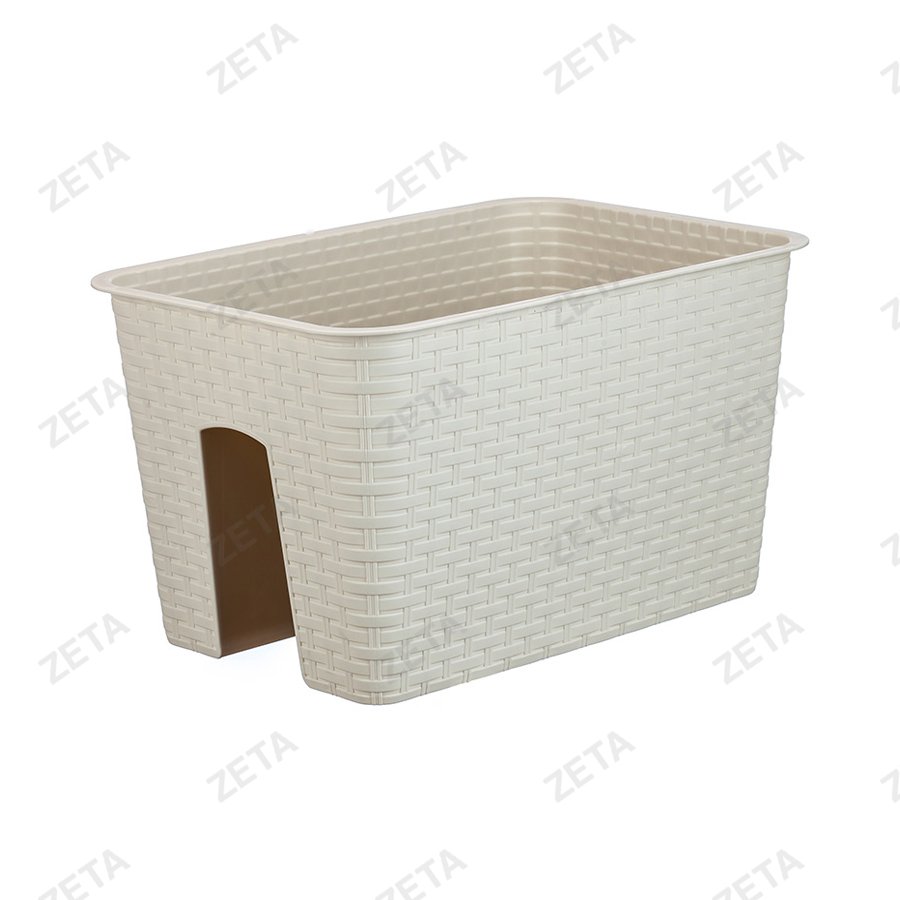 Кашпо на перила 12 л. "Ротанг" №М 3227