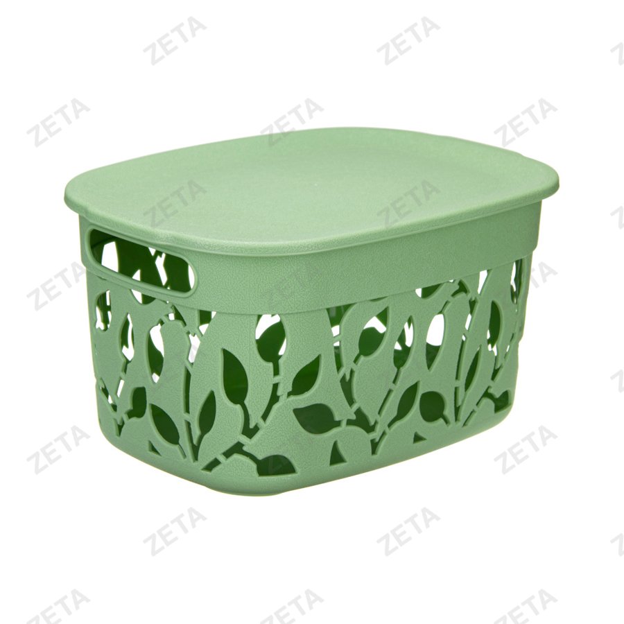 Коробка 5,5 л.с крышкой "Флора" №М 2362 - изображение 1