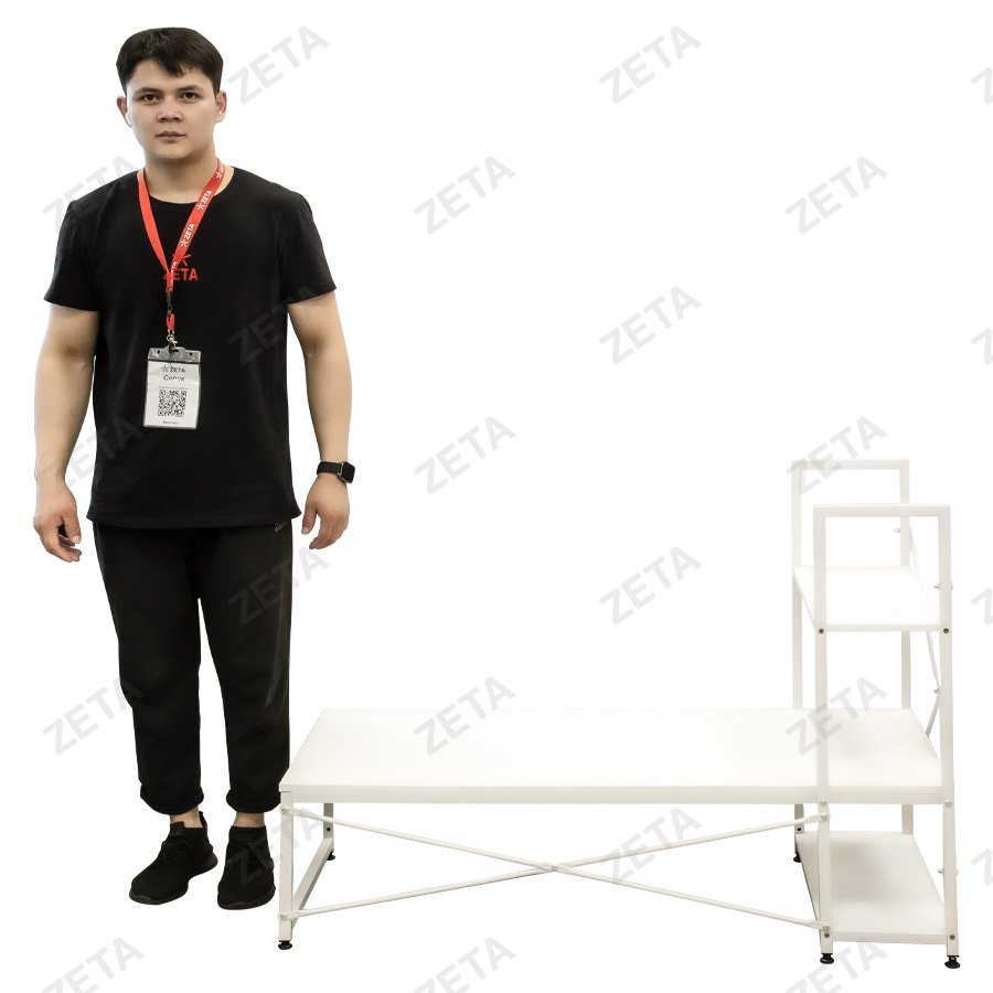 Cтол (120*48*84 cм) №S-02 (белый) (ВИ)