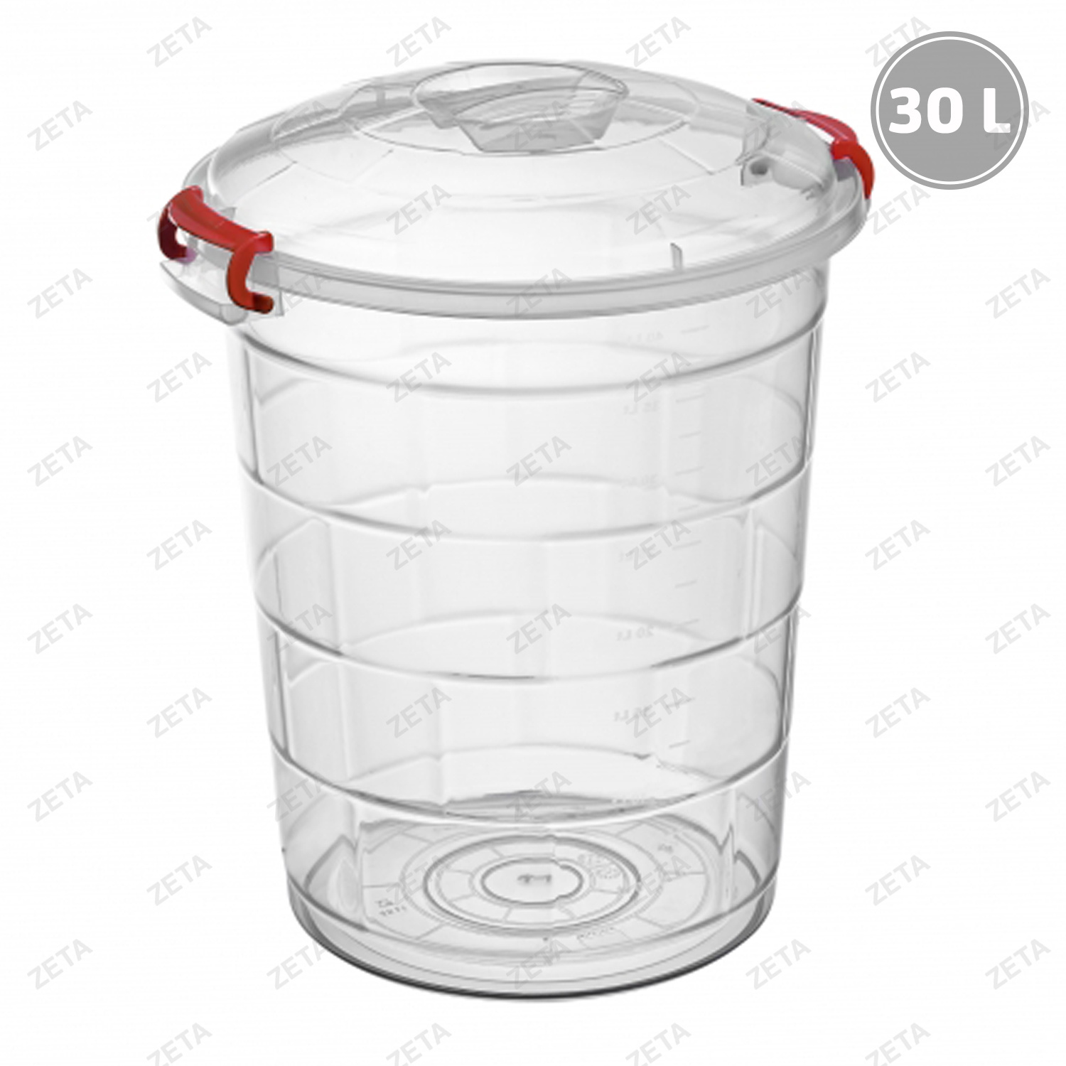 Контейнер-ведро с крышкой 30 л. №1112 90 - изображение 1