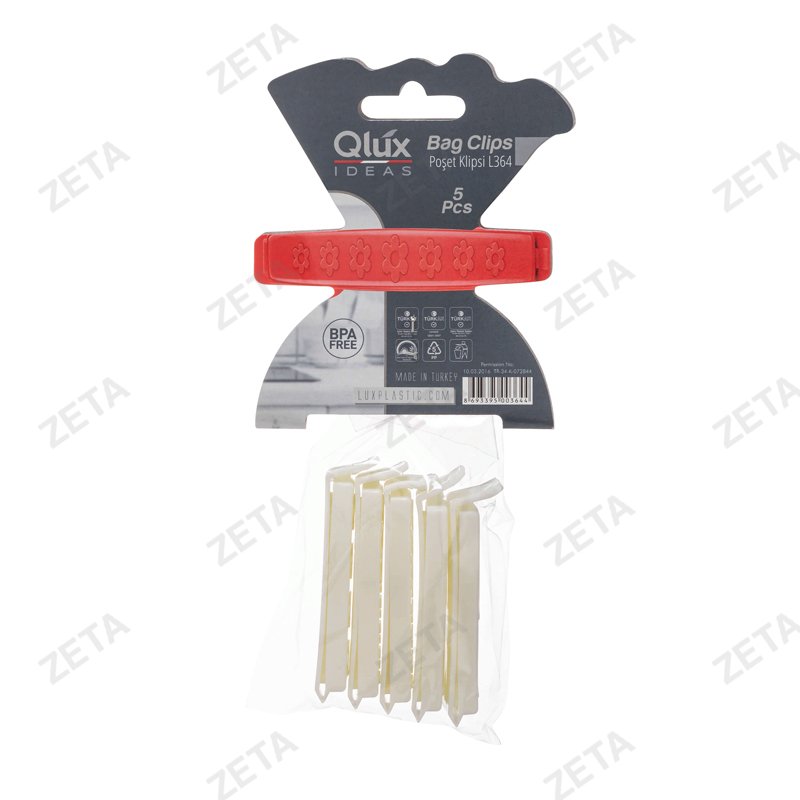 Набор зажимов для пакета 5 шт. №L-00364