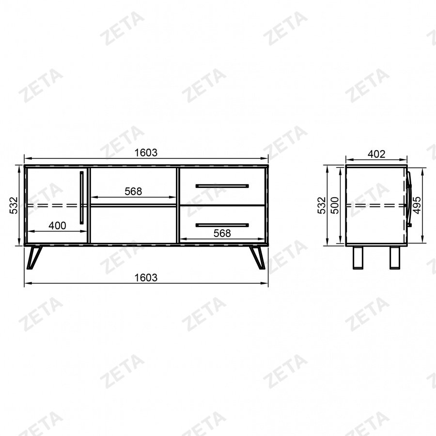 Тумба под ТВ "Дакота"