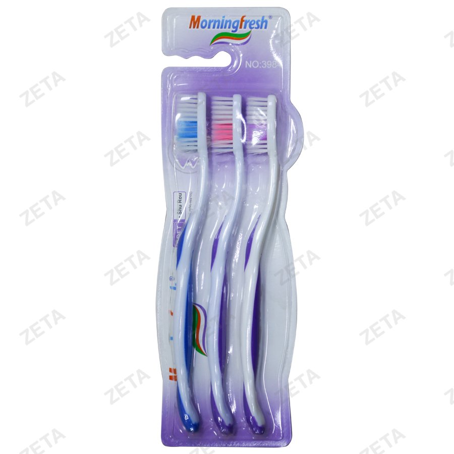 Набор зубных щеток 3 шт №JLT-027 (ВИ)