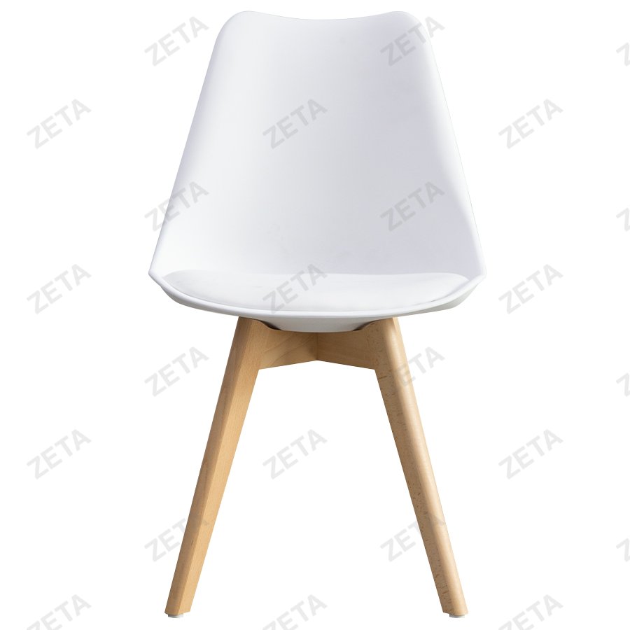 Стул пластиковый №C05 (белый) (ВИ)