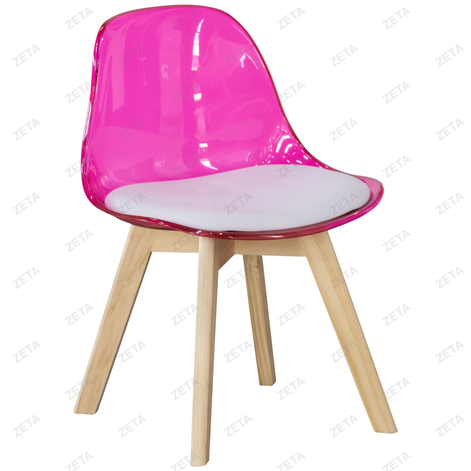 Стул пластиковый детский "S-0253CK" (красный прозрачный) (ВИ) - изображение 1