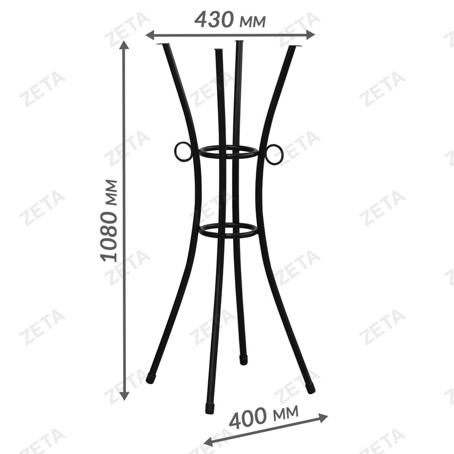 Каркас барного стола "Бистро Z"