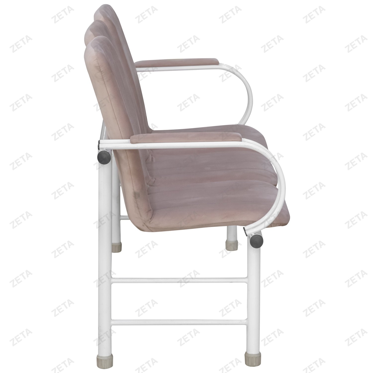 Скамья "Давут" 3-х местная с 2-мя мягкими элементами