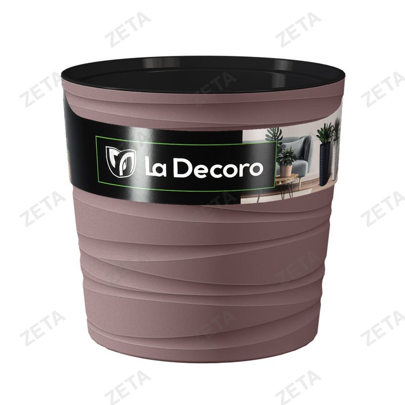 Кашпо "Модерн Мини" 8 л, высота 250 мм №КШ-4000 (пыльная роза)