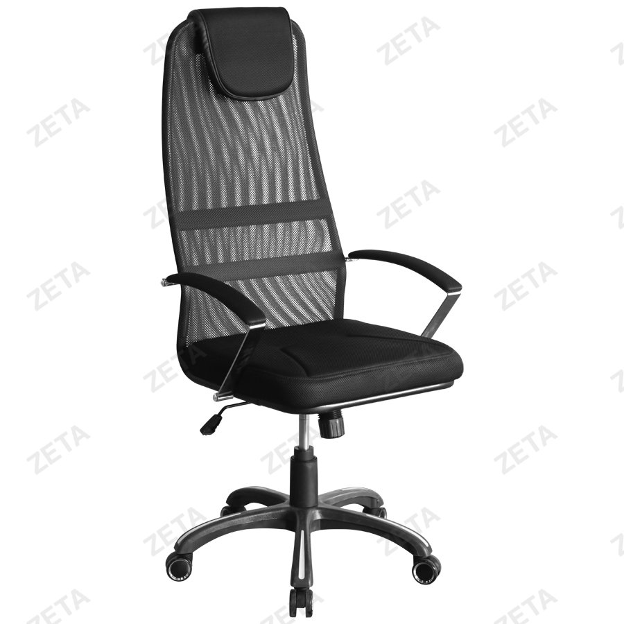 Кресло "Ленайс" (металлический каркас) (подлокотники хром "Encil", крестовина пластик d416/ 670-1/ 680)