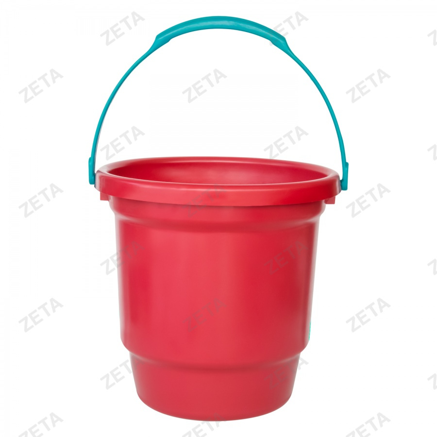 Ведро пластиковое с усеченным дном, цветное (12 л.)