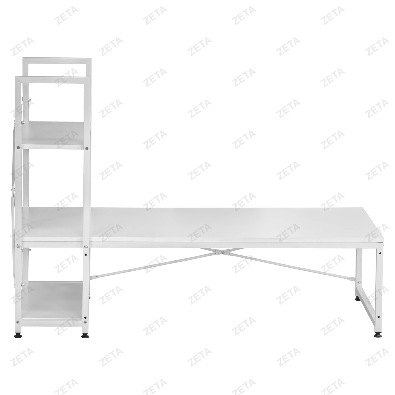 Cтол (120*48*84 cм) №S-02 (белый) (ВИ)