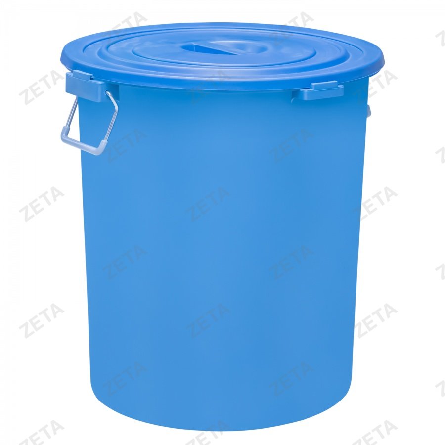 Мусорный бак с крышкой, цветной (90 л.)