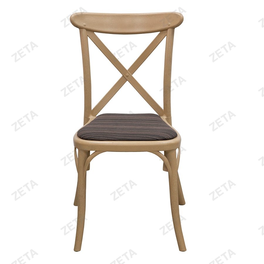 Стул пластиковый "Кантри" цветной (с мягким элементом)