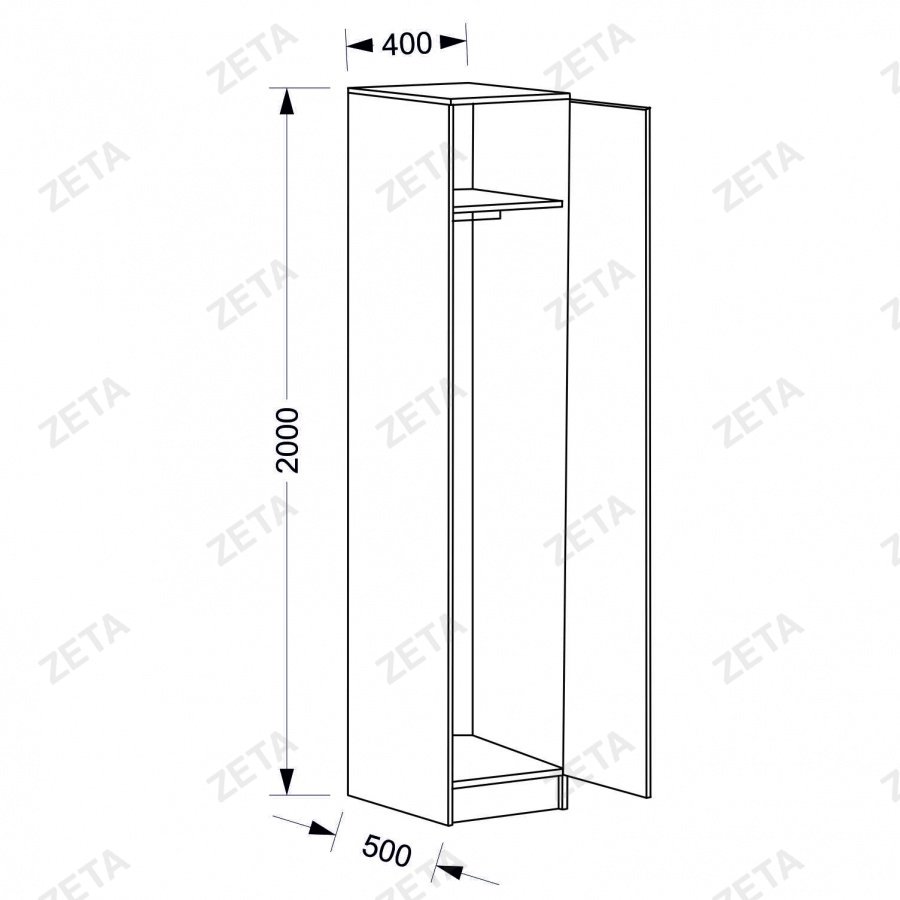 Шкаф для одежды "КУЛ-126"