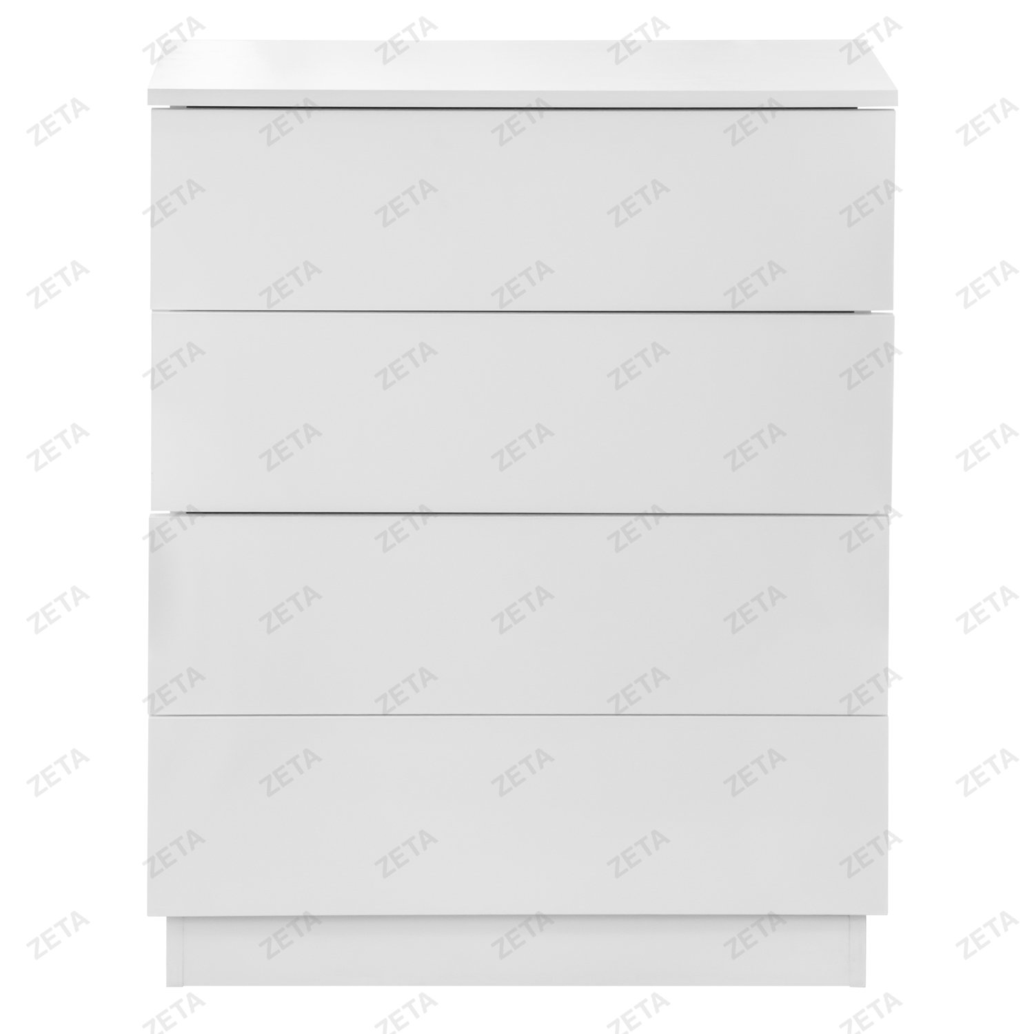 Комод "КМ 1 серия 2" 4 ящика (700*350*860 мм.) №00-00107045 (белый)