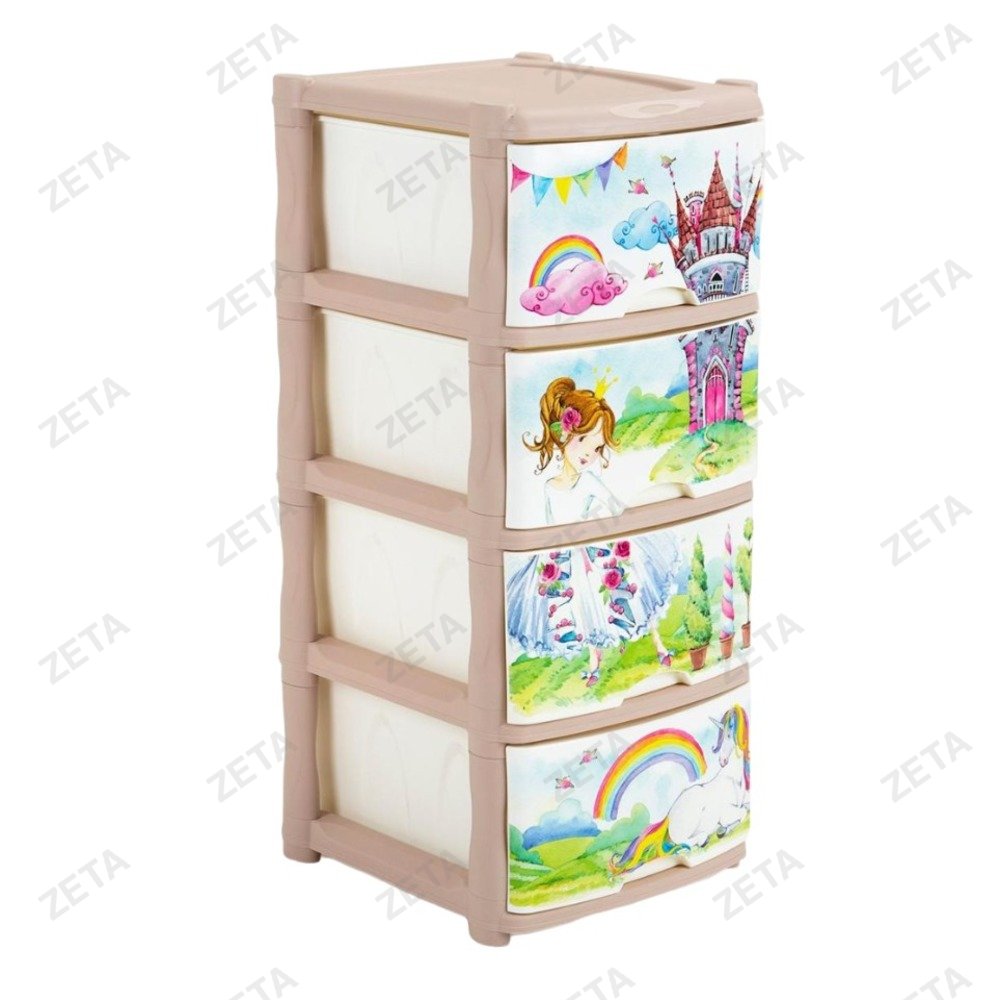 Комод детский 4 ящика "Сказочная Принцесса"