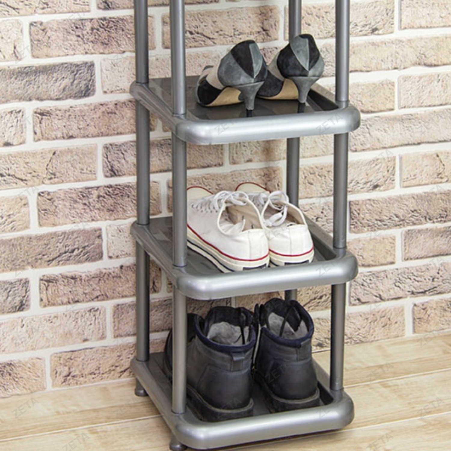 Полка в прихожую 4 секции малая "Универсал" №М 2709