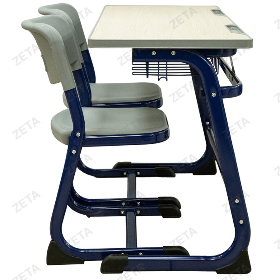 Парта школьная 2-х местная + 2 стула №AD-201A (ВИ)