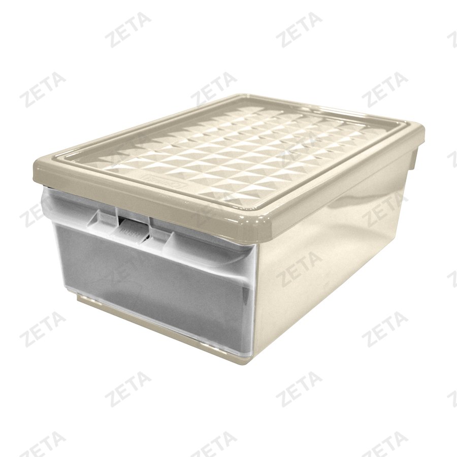 Ящик универсальная 15 л. 375*266*156 мм. Tule с откидной стенкой №221305225