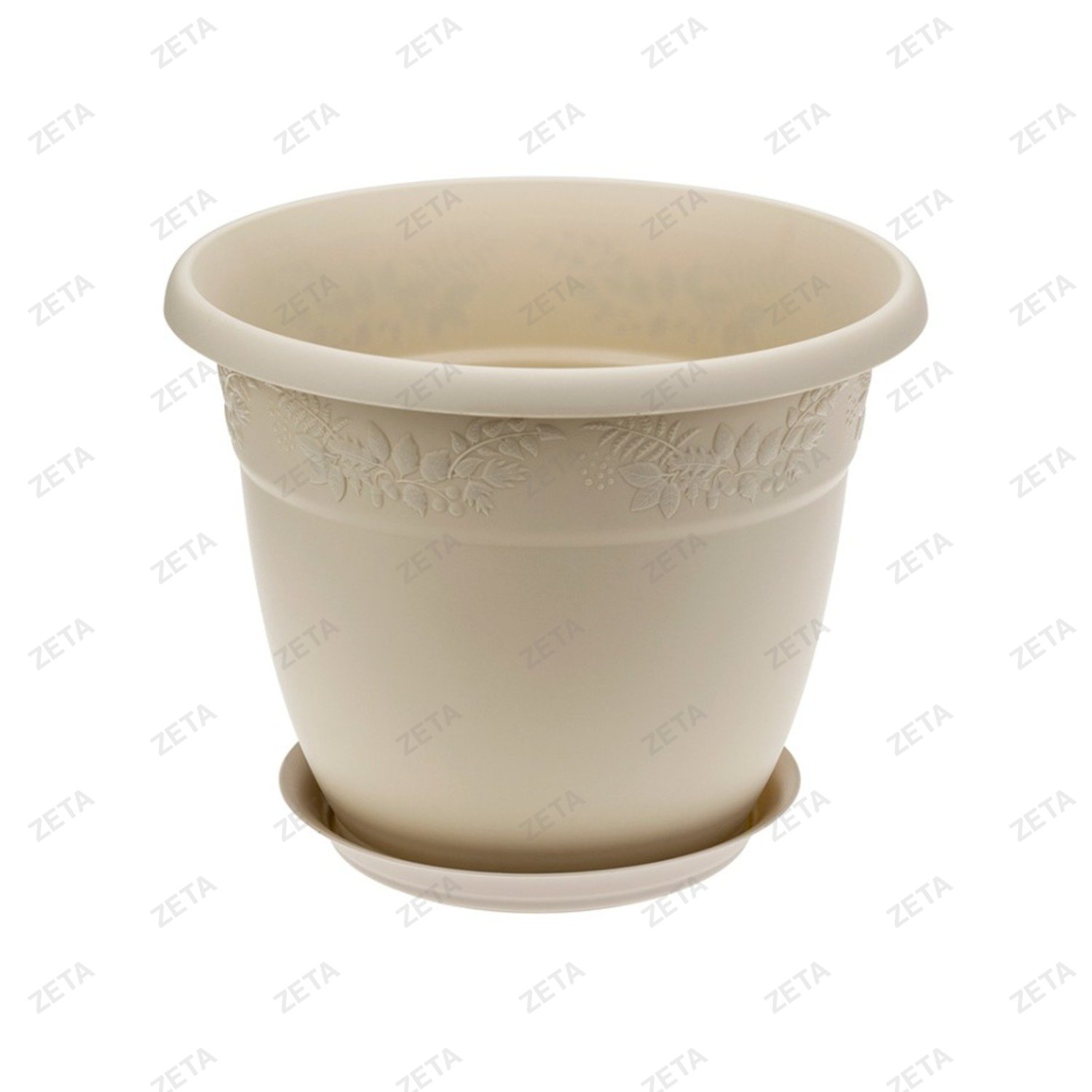 Кашпо 10 л. 310 мм. с поддоном "Рябина" М 3058 - изображение 1