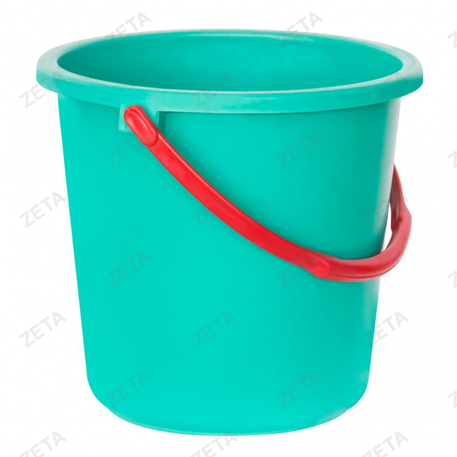 Ведро пластиковое, цветное (12 л.)