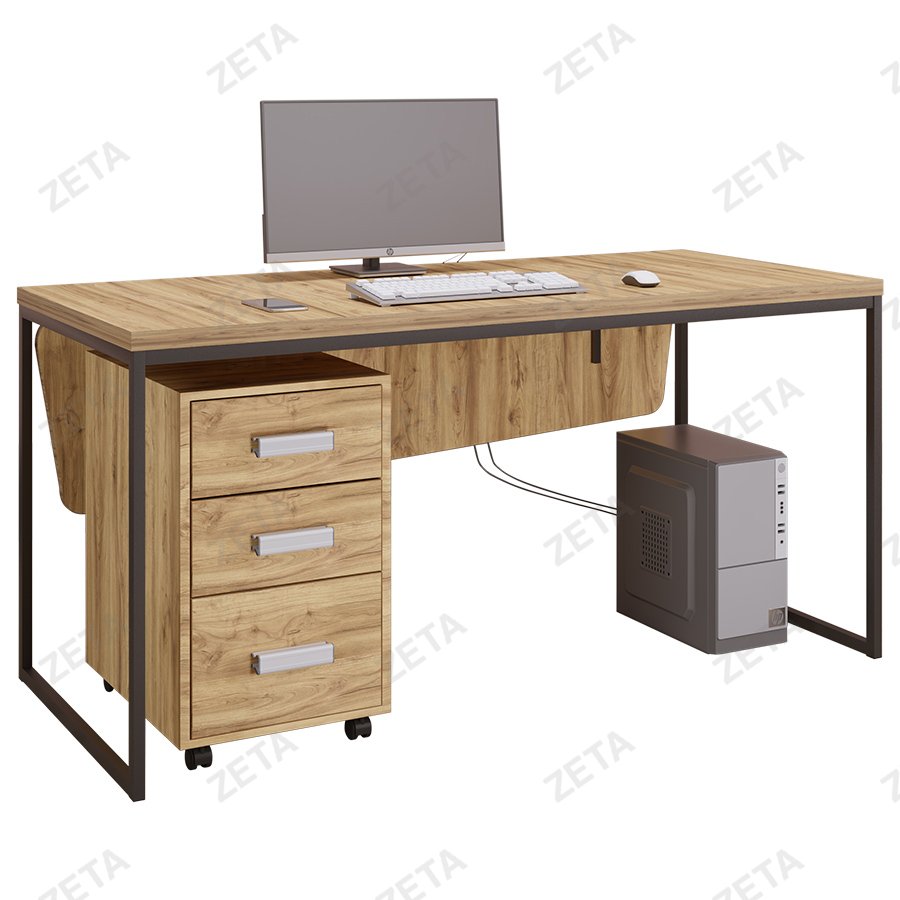 Стол с тумбой "Лофт" (1400/1600*700 мм.)