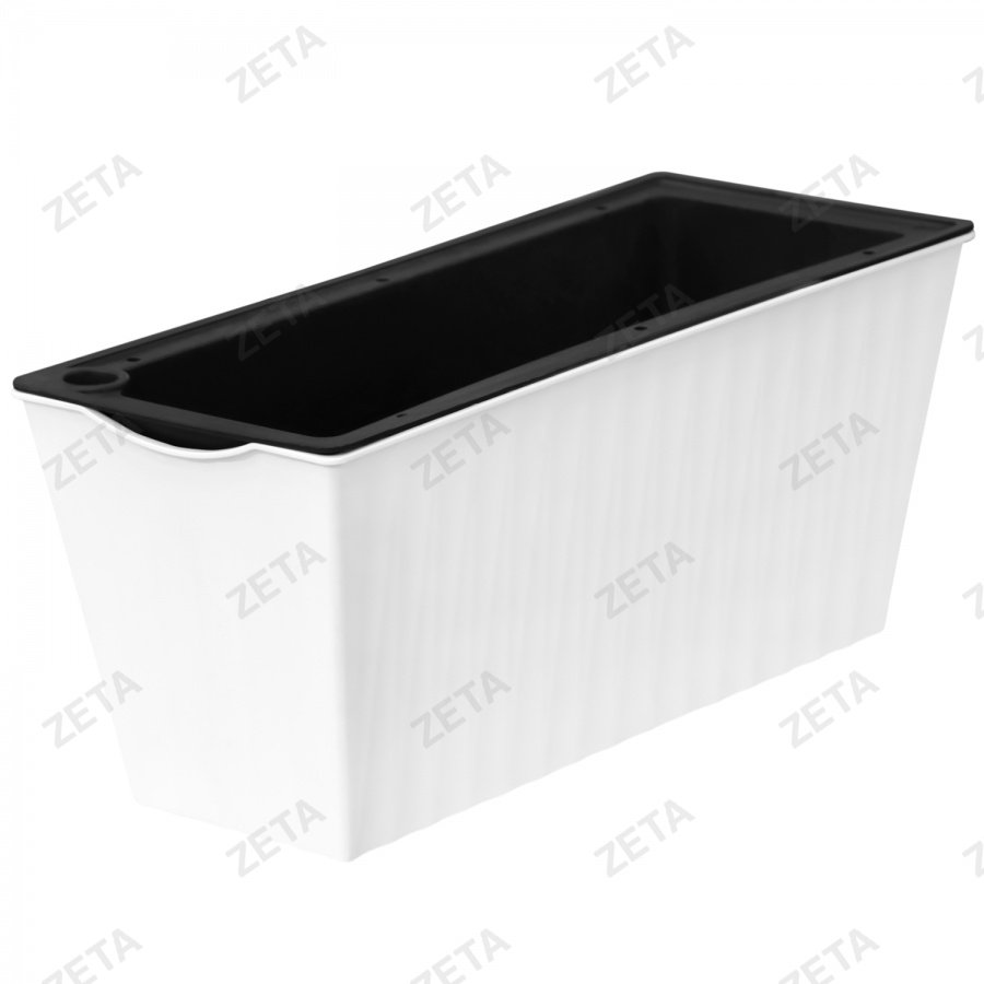 Кашпо для цветов "Блум" (белое) (большое) - изображение 1