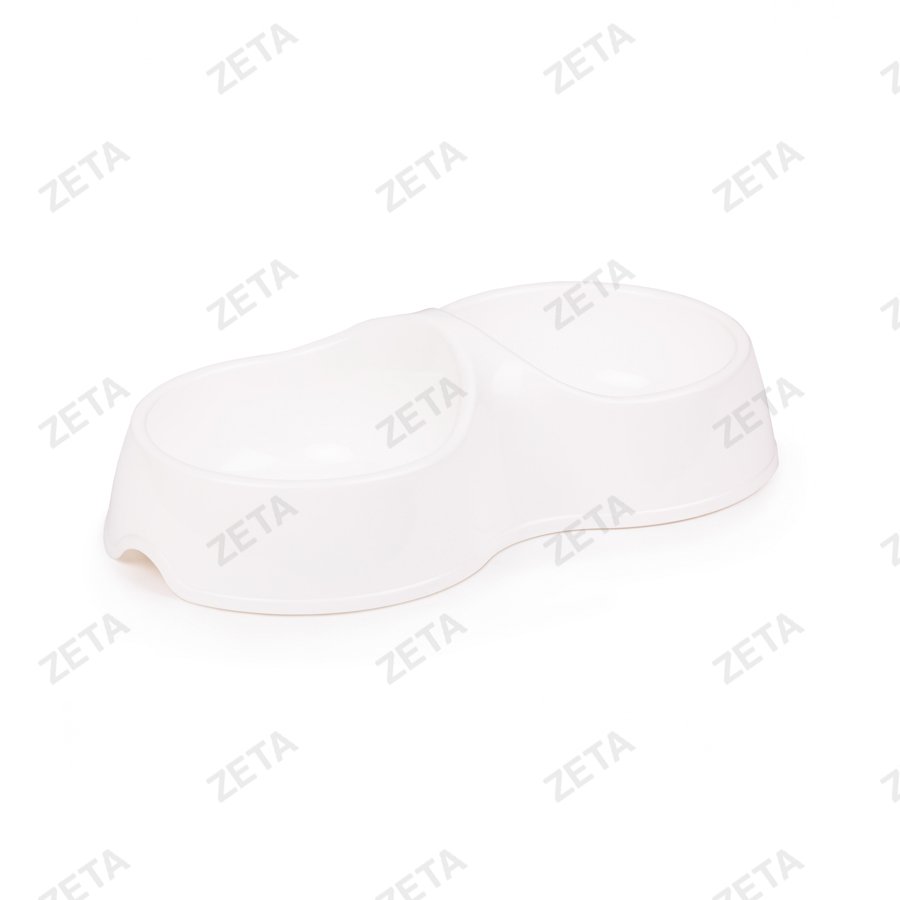 Миска для кошек 200 мл. двойная "Лекси" - изображение 1