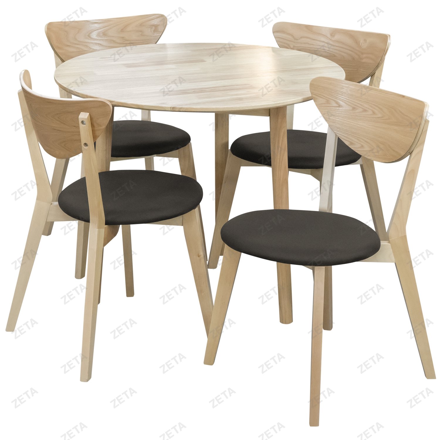 Столовый комплект №GB-ZJСС: стол + 4 стула (ВИ)