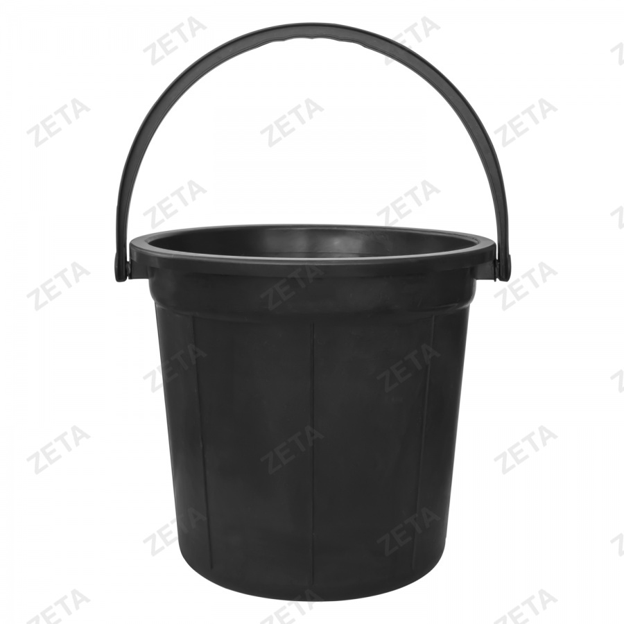 Ведро пластиковое, чёрное (16 л.)