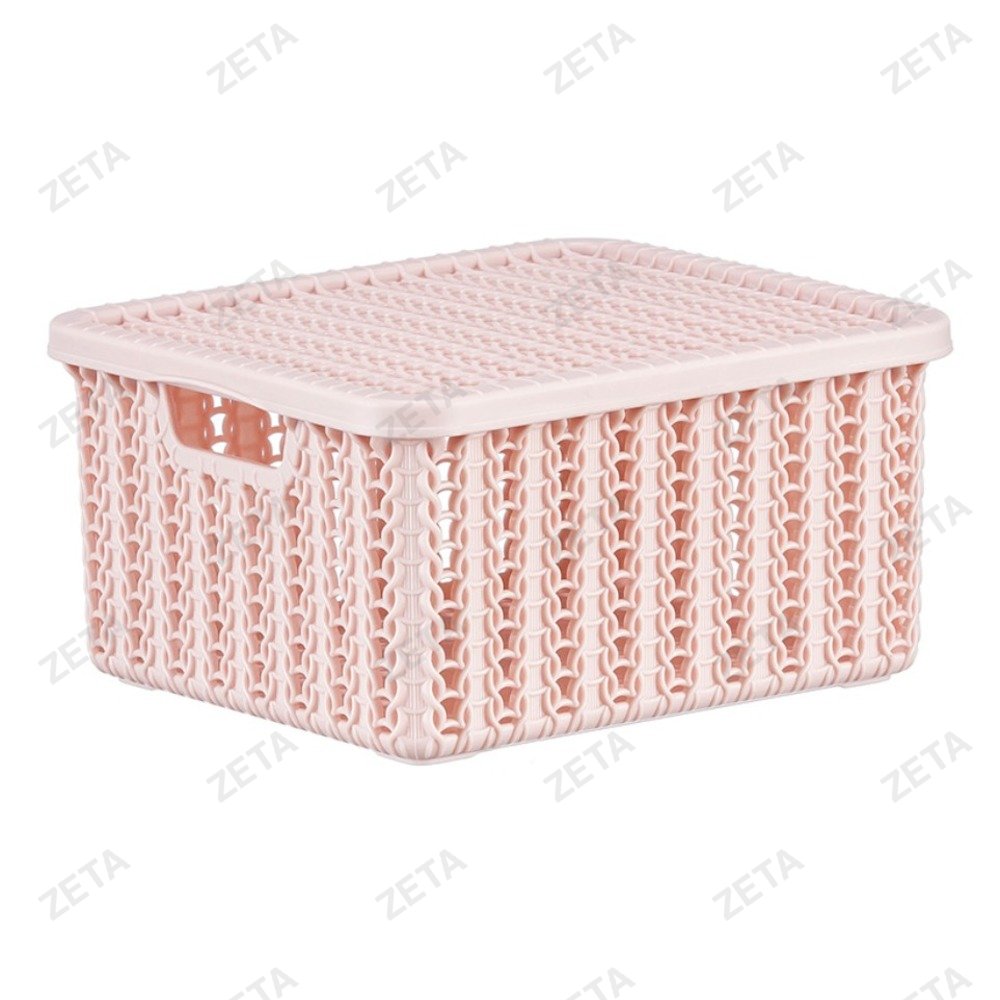 Коробка с крышкой 1,5 л. "Вязание", модель М 2368