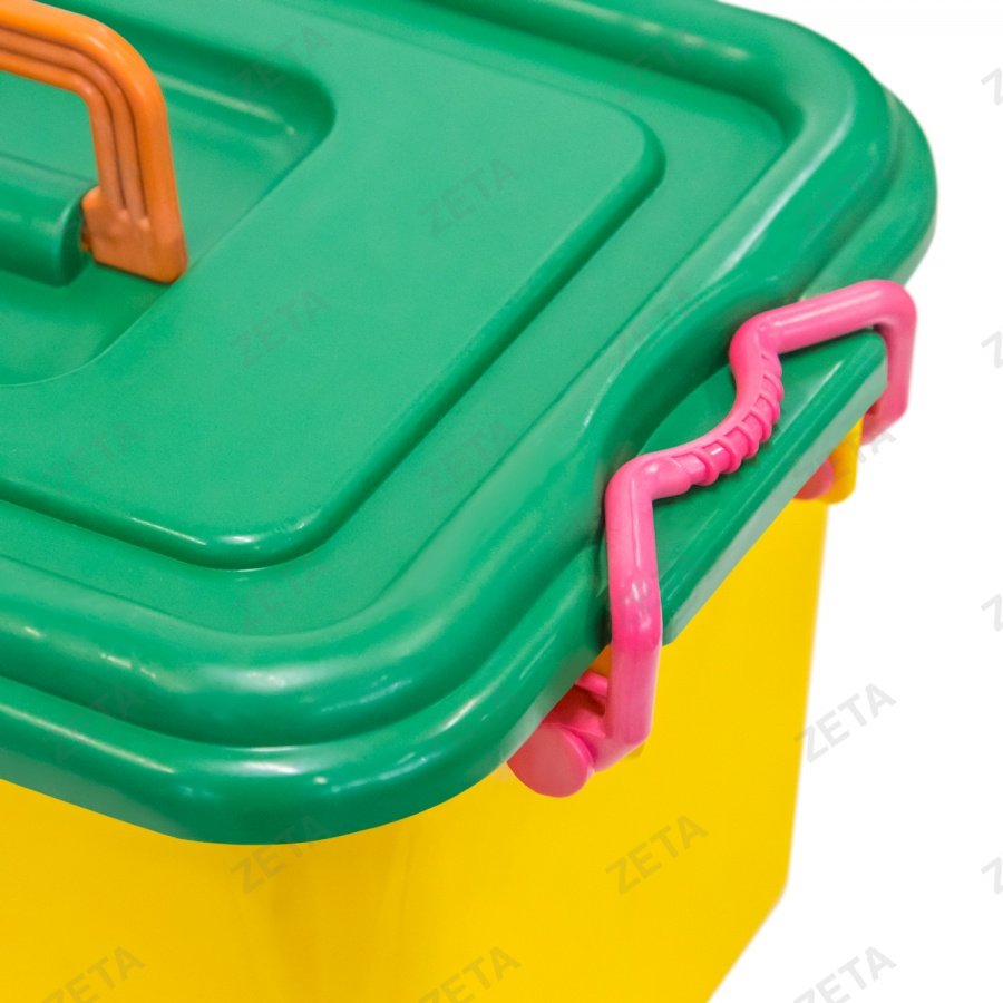 Контейнер с крышкой, цветной (10 л.)