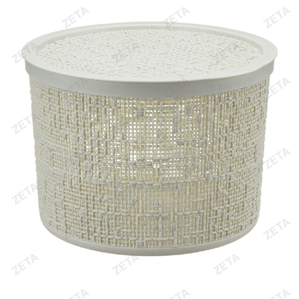 Коробка с крышкой d 22 4,5 л. "Бязь" - изображение 1