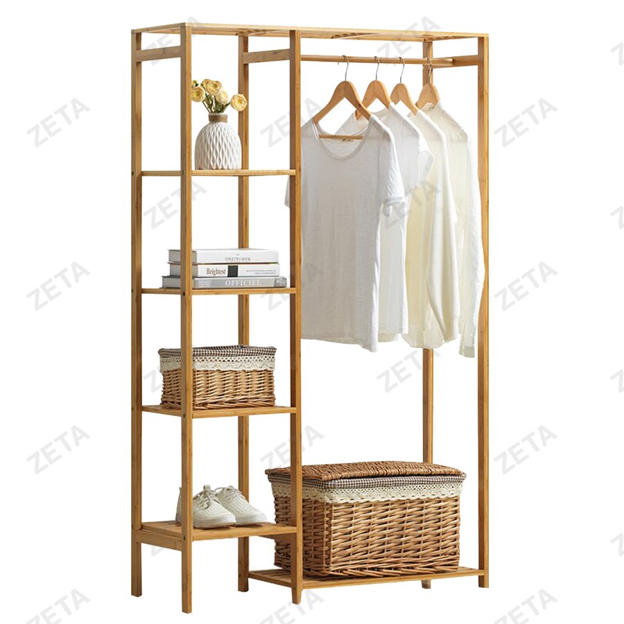 Стеллаж деревянный (цвет в ассортименте) - изображение 1