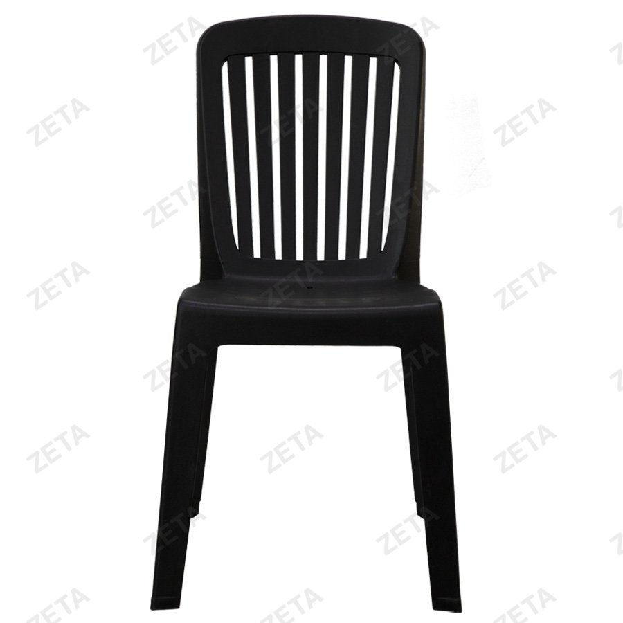 Стул пластиковый "Monica" №102 (чёрный) (И-HB)
