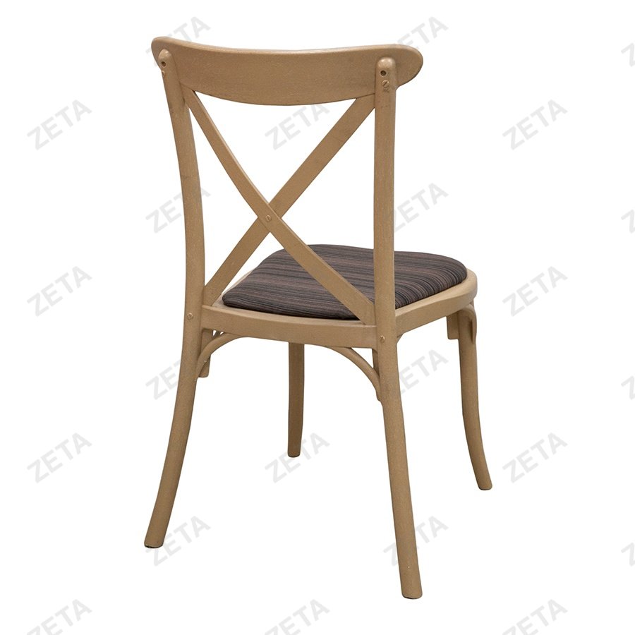 Стул пластиковый "Кантри" цветной (с мягким элементом)