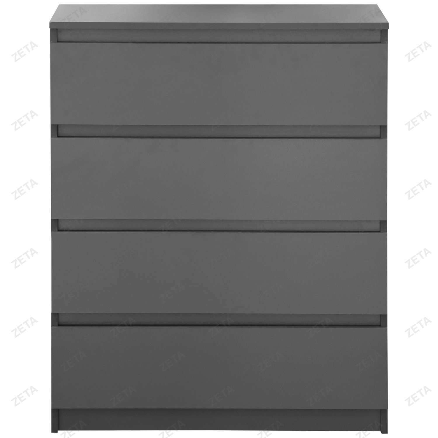 Комод "Денвер" 4 ящика №00-00111530 (графит серый) (РФ)