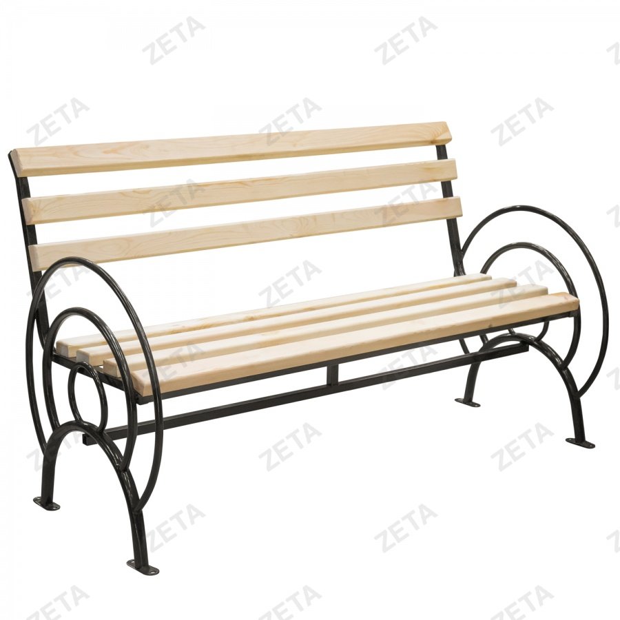 Скамья уличная со спинкой "Малави" - изображение 1