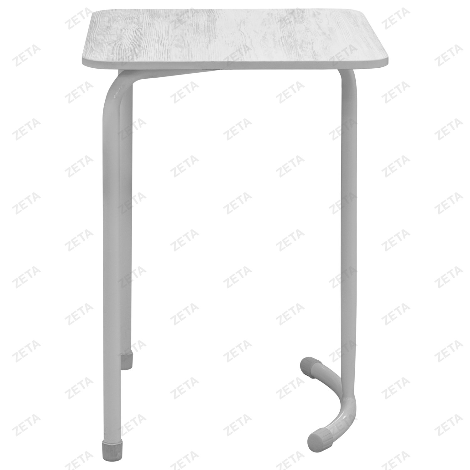 Парта школьная на 3-х ножках (1-местная с закруглённые углами) цвет Люкс