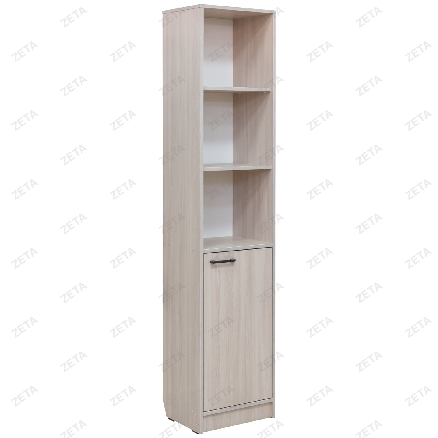 Стеллаж узкий полузакрытый КУЛ-121 (ясень шимо светлый) (ТП) - изображение 1